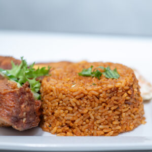 Jollof rice with fish