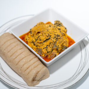 Egusi soup with assorted meat